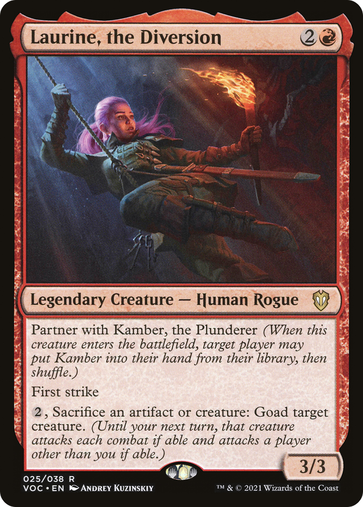 Laurine, the Diversion (VOC-025) [Crimson Vow Commander]