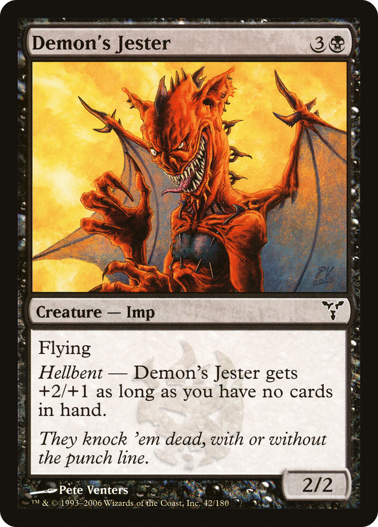 Demon's Jester (DIS-042) [Dissension] Foil