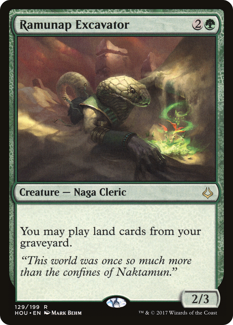 Ramunap Excavator (HOU-129) [Hour of Devastation] Foil