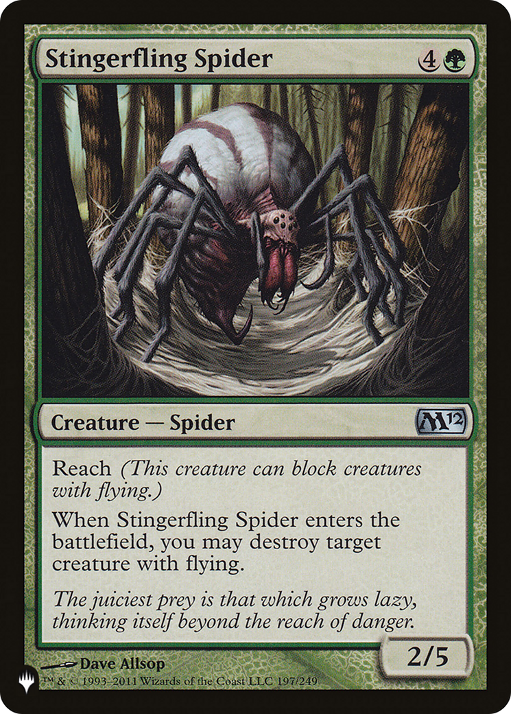 Stingerfling Spider (LIST-M12-197) [The List]