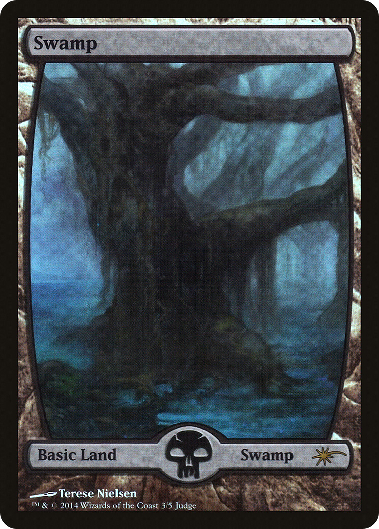 Swamp - Full Art (JDG-003) [Judge Gift Cards 2014] Foil