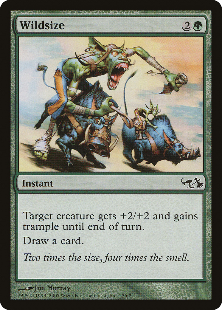 Wildsize (EVG-023) [Duel Decks: Elves vs. Goblins] Foil