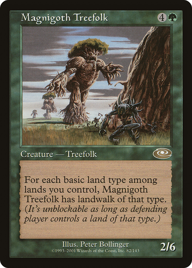 Magnigoth Treefolk (PLS-082) [Planeshift] Foil