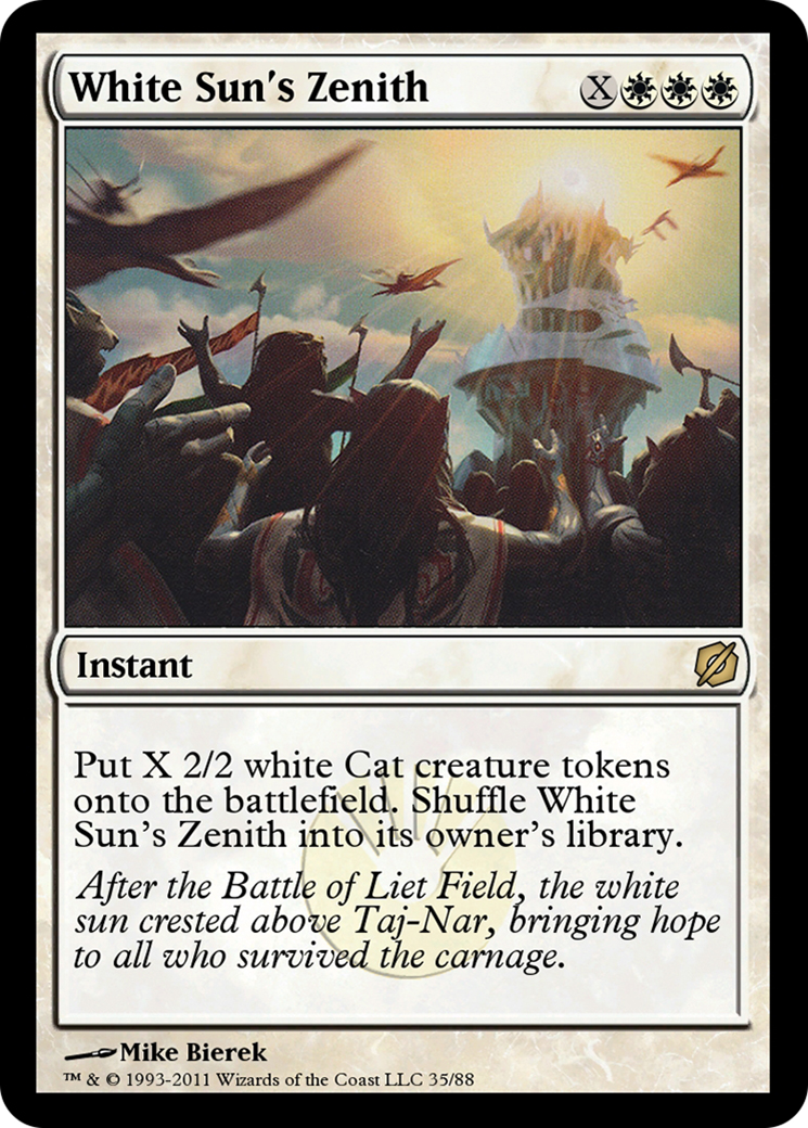 White Sun's Zenith (TD2-035) [Duel Decks: Mirrodin Pure vs. New Phyrexia]
