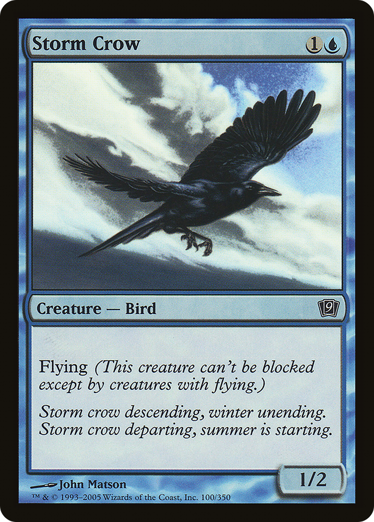 Storm Crow (9ED-100) [9th Edition] Foil