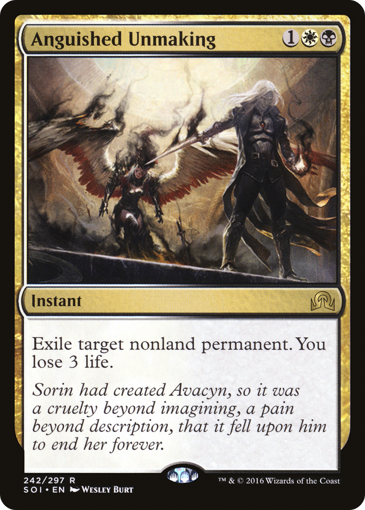 Anguished Unmaking (SOI-242) [Shadows over Innistrad] Foil