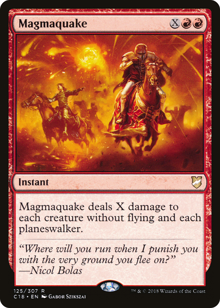 Magmaquake (C18-125) [Commander 2018]