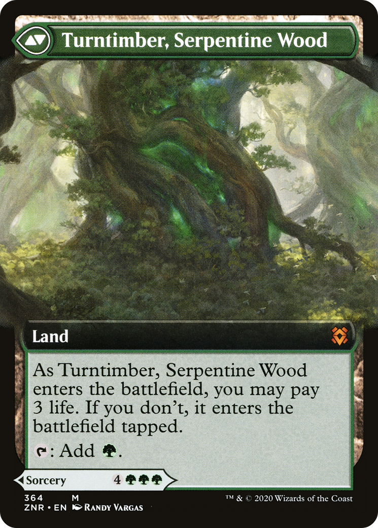 Turntimber Symbiosis (Extended Art) (ZNR-364) [Zendikar Rising]