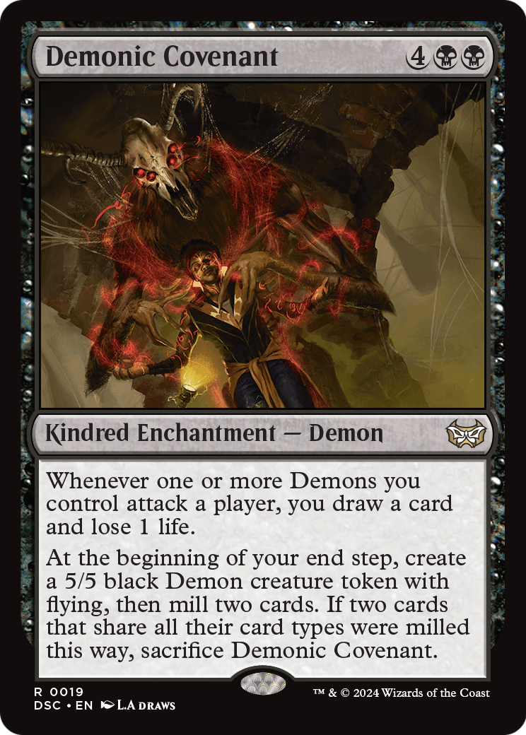 Demonic Covenant (DSC-019) [Duskmourn: House of Horror Commander]