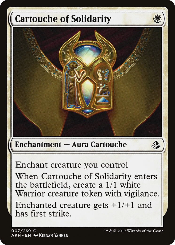 Cartouche of Solidarity (AKH-007) [Amonkhet]