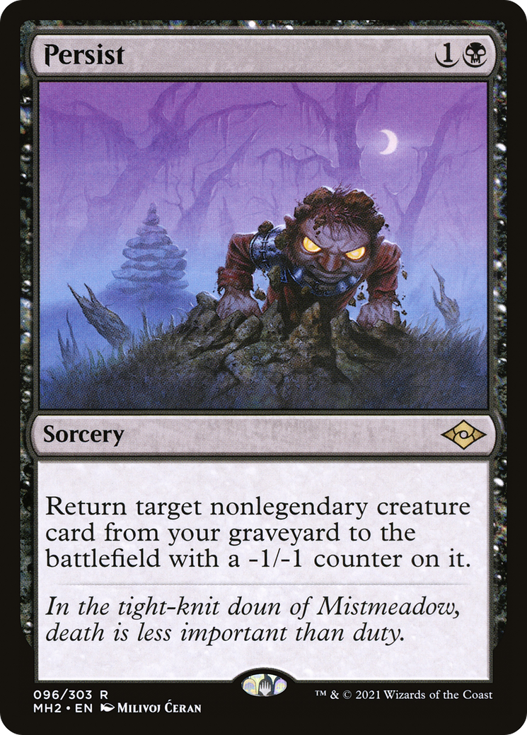 Persist (MH2-096) [Modern Horizons 2] Foil