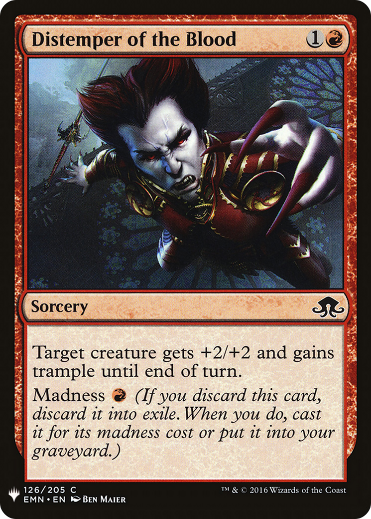 Distemper of the Blood (LIST-EMN-126) [The List]