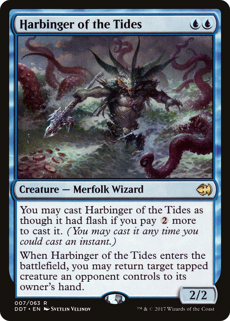 Harbinger of the Tides (DDT-007) [Duel Decks: Merfolk vs. Goblins]