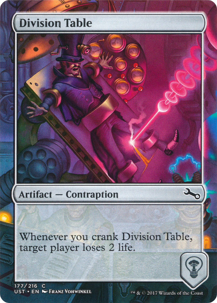 Division Table (UST-177) (Borderless) [Unstable] Foil