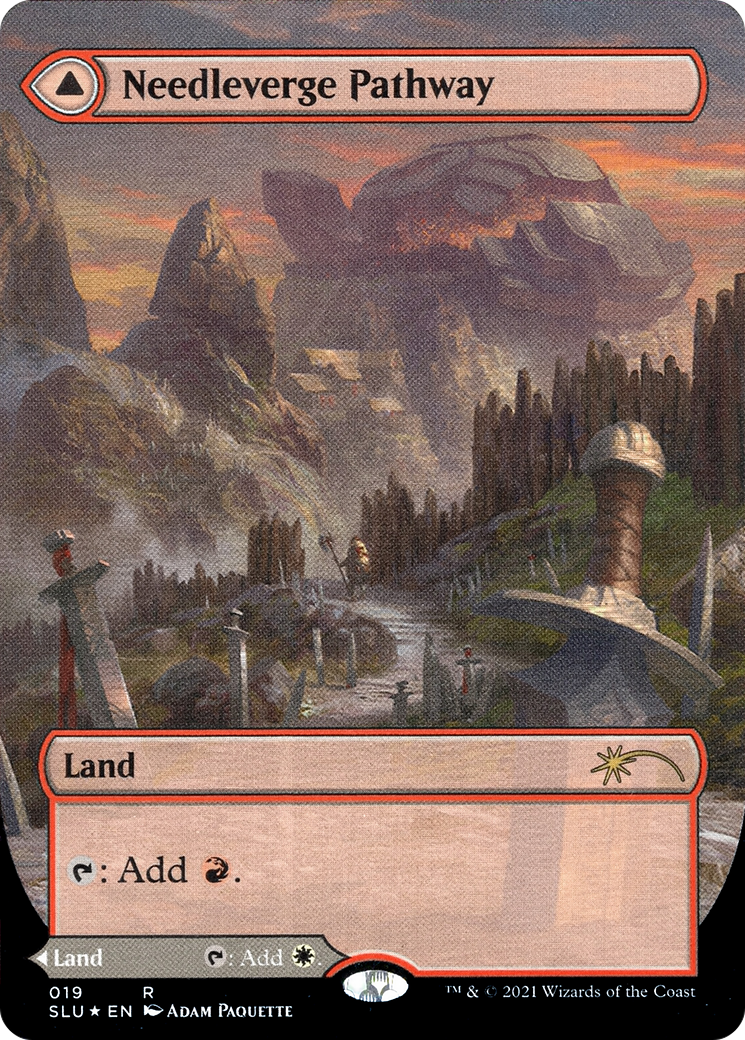 Needleverge Pathway (Borderless) (SLU-019) (Showcase) [Secret Lair: Ultimate Edition] Foil