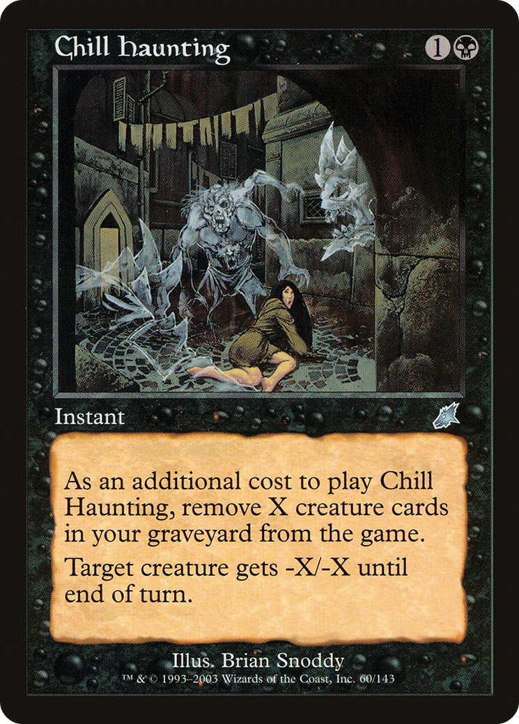 Chill Haunting (SCG-060) [Scourge] Foil