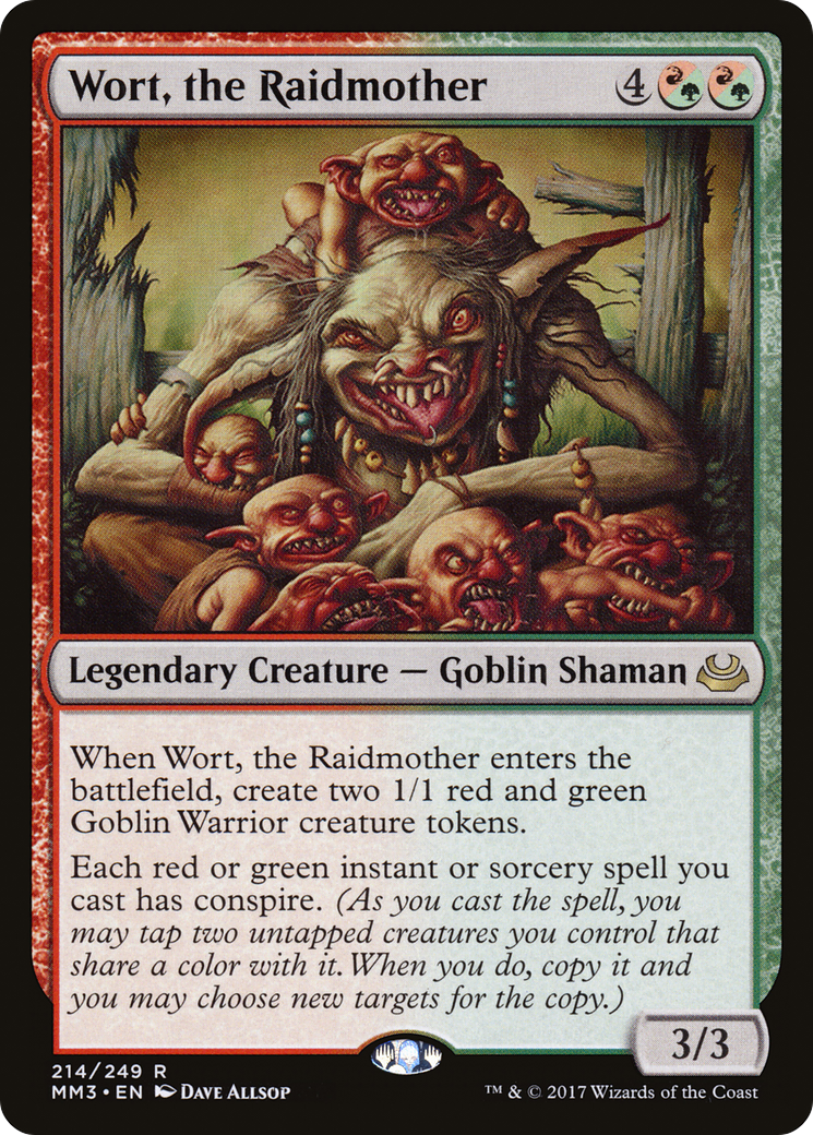 Wort, the Raidmother (MM3-214) [Modern Masters 2017] Foil