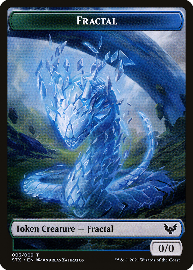 Fractal (TSTX-003) [Strixhaven: School of Mages Tokens] Foil