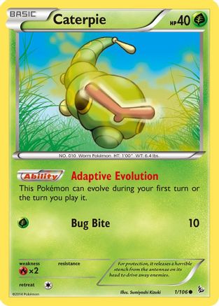 Caterpie (001/106) [XY  Flashfire] - Common