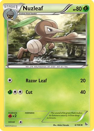 Nuzleaf (006/106) [XY  Flashfire] - Uncommon