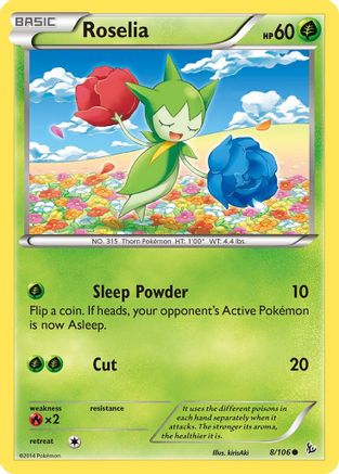 Roselia (008/106) [XY  Flashfire] - Common