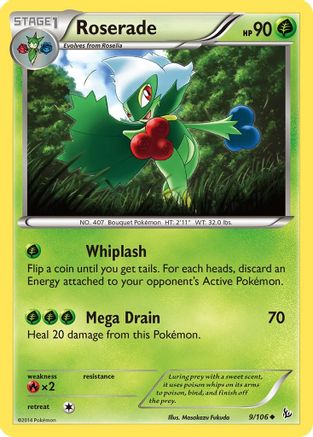 Roserade (009/106) [XY  Flashfire] - Uncommon