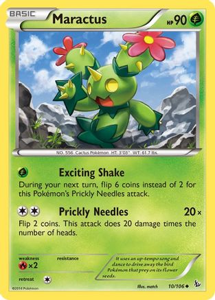 Maractus (010/106) [XY  Flashfire] - Uncommon