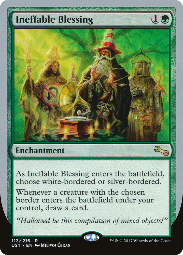 Ineffable Blessing (C) (UST-113C) [Unstable] Foil