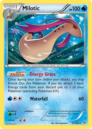 Milotic (023/106) [XY  Flashfire] Reverse Holofoil - Holo Rare