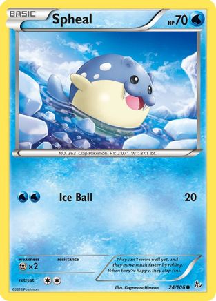 Spheal (024/106) [XY  Flashfire] - Common