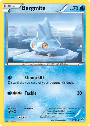 Bergmite (030/106) [XY  Flashfire] - Common