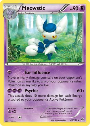 Meowstic (043/106) [XY  Flashfire] - Rare