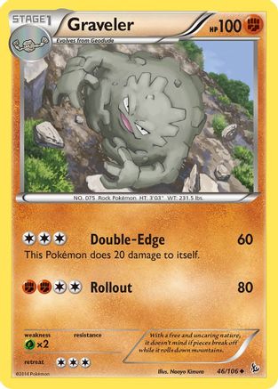 Graveler (046/106) [XY  Flashfire] - Uncommon