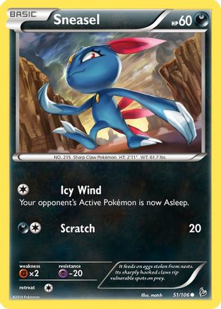 Sneasel (051/106) [XY  Flashfire] - Common