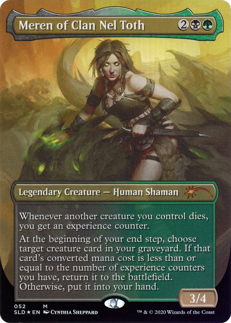 Meren of Clan Nel Toth (SLD-052) (Borderless) [Secret Lair Drop] Foil
