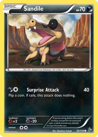 Sandile (056/106) [XY  Flashfire] - Common