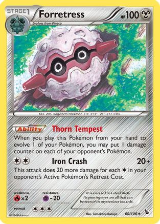 Forretress (060/106) [XY  Flashfire] - Rare
