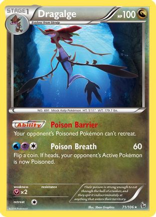 Dragalge (071/106) [XY  Flashfire] - Rare