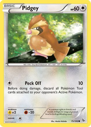 Pidgey (075/106) [XY  Flashfire] - Common
