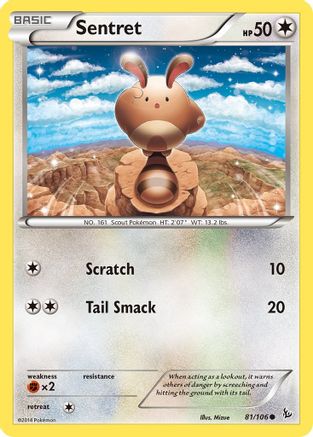Sentret (081/106) [XY  Flashfire] - Common