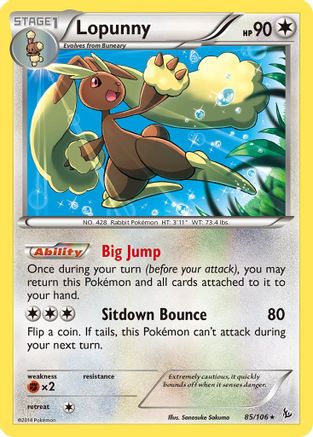 Lopunny (085/106) [XY  Flashfire] - Rare