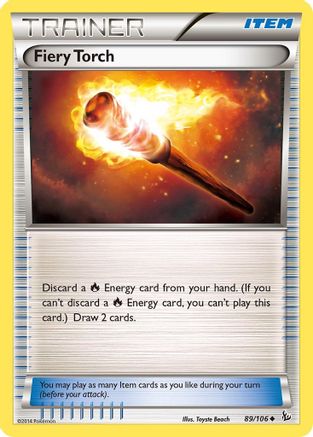 Fiery Torch (089/106) [XY  Flashfire] - Uncommon