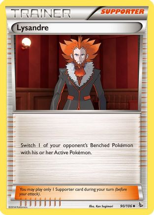 Lysandre (090/106) [XY  Flashfire] Reverse Holofoil - Uncommon