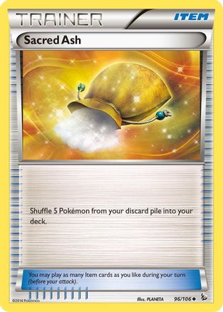 Sacred Ash (096/106) [XY  Flashfire] Reverse Holofoil - Uncommon