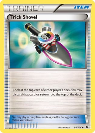 Trick Shovel (098/106) [XY  Flashfire] Reverse Holofoil - Uncommon