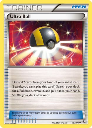 Ultra Ball (099/106) [XY  Flashfire] Reverse Holofoil - Uncommon