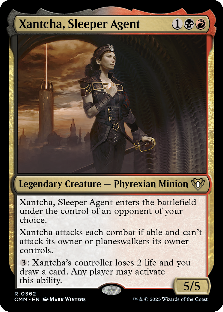 Xantcha, Sleeper Agent (CMM-362) [Commander Masters] Foil