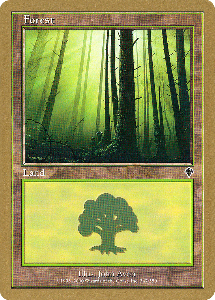 Forest (347) - 2001 Jan Tomcani (MMQ) [World Championship Decks 2001]
