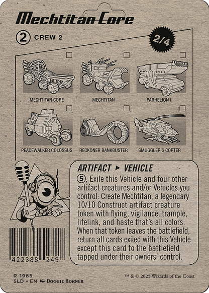 Mechtitan Core // Mechtitan Core (SLD-1965) (Borderless) [Secret Lair Drop] Foil