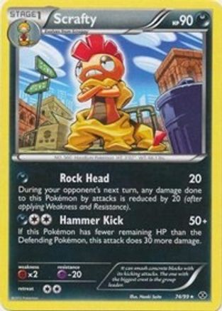 Scrafty(Next Destinies) (74/099) [Deck Exclusives] - Rare